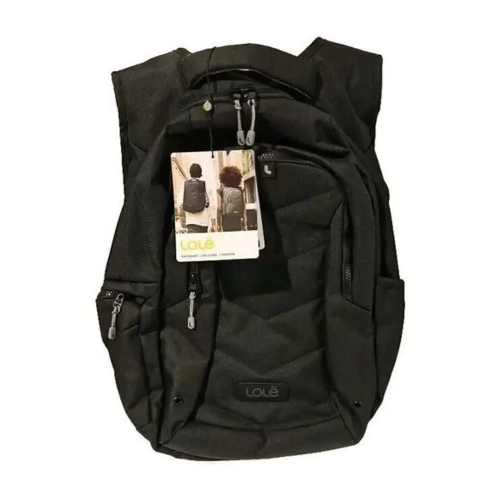 Lolë Quilted Nylon Backpack‎ / Black/ New